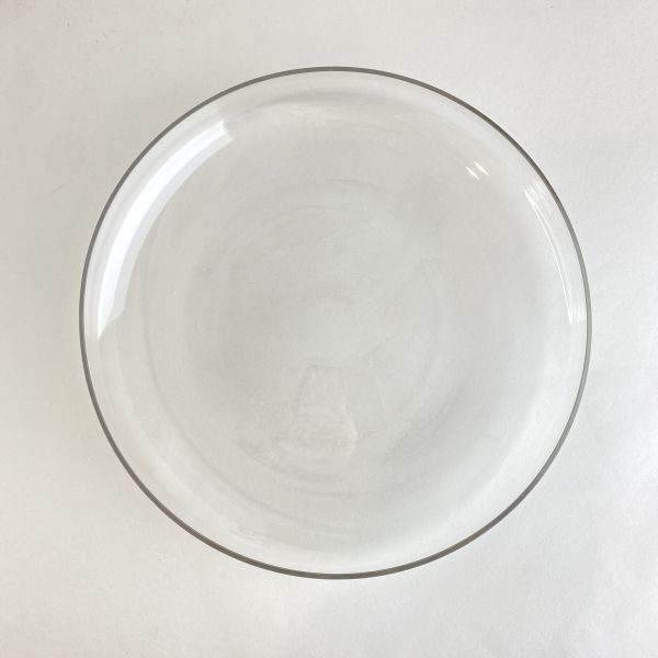 玻璃大圓盤花器 
