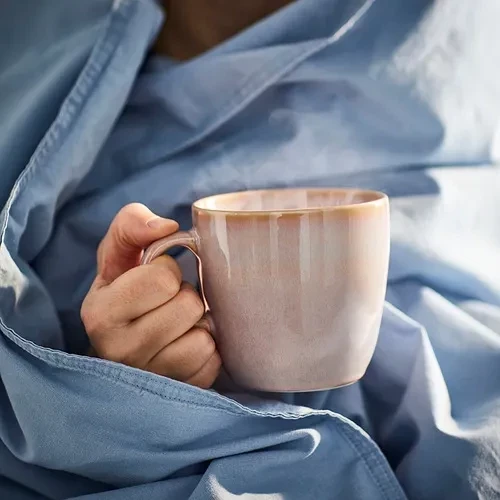 粉紅手感馬克杯 