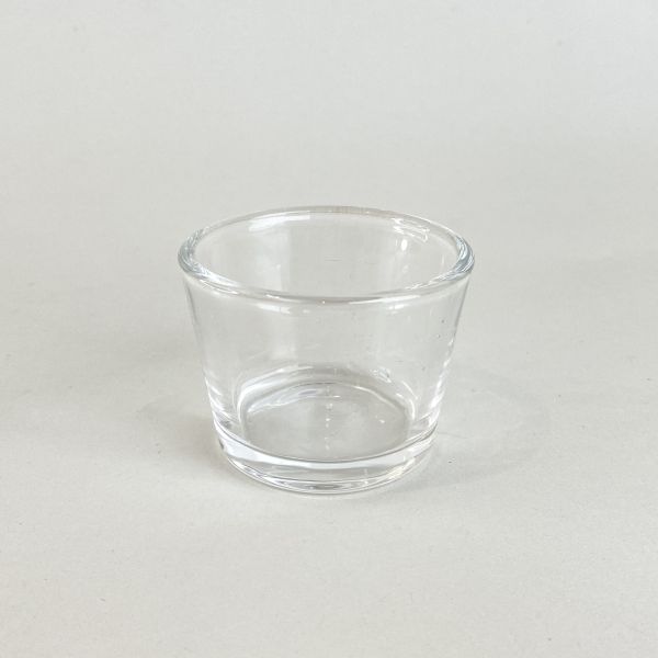 小圓玻璃燭杯 
