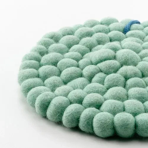 湖水綠羊毛氈掛飾 | 隔熱墊 