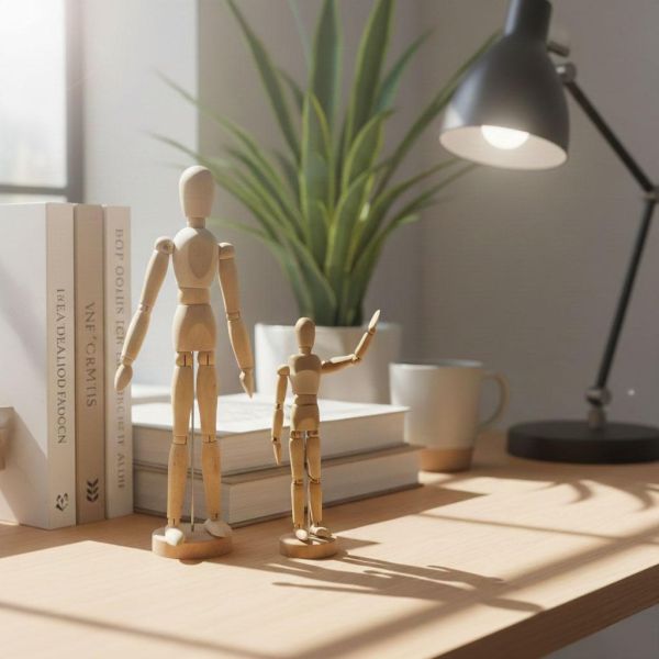 木偶人擺飾 | 大小 