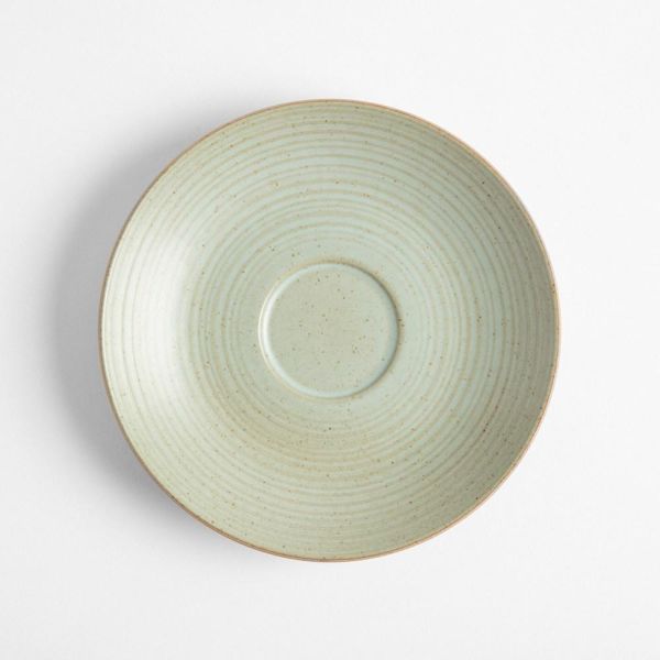 淡綠窯變釉咖啡杯盤組 