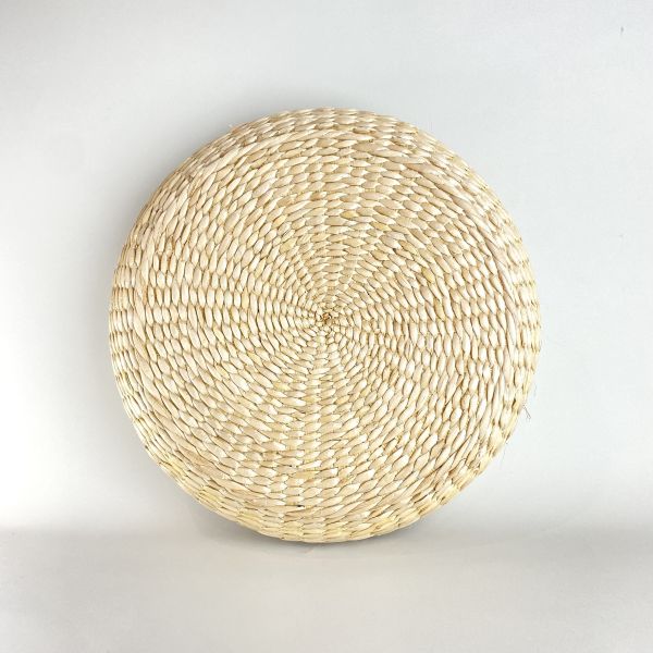 藤編圓坐墊 
