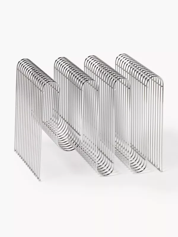 不銹鋼金屬線條雜誌架 