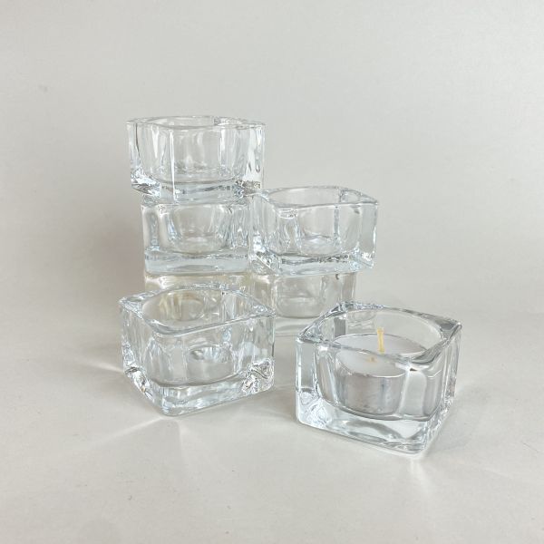 小方玻璃燭杯 