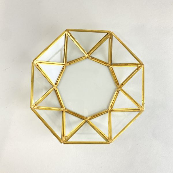 金色多角盤 