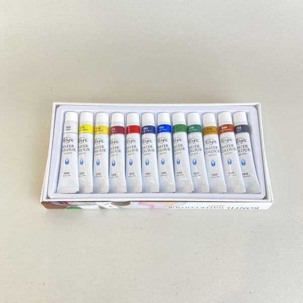 水彩、壓克力顏料 