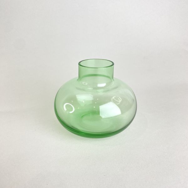 綠玻璃迷你花器 