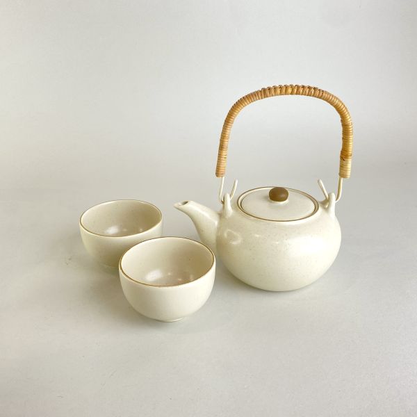 米白茶具組 