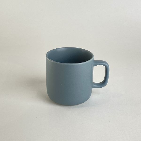 灰綠色霧面陶瓷杯 