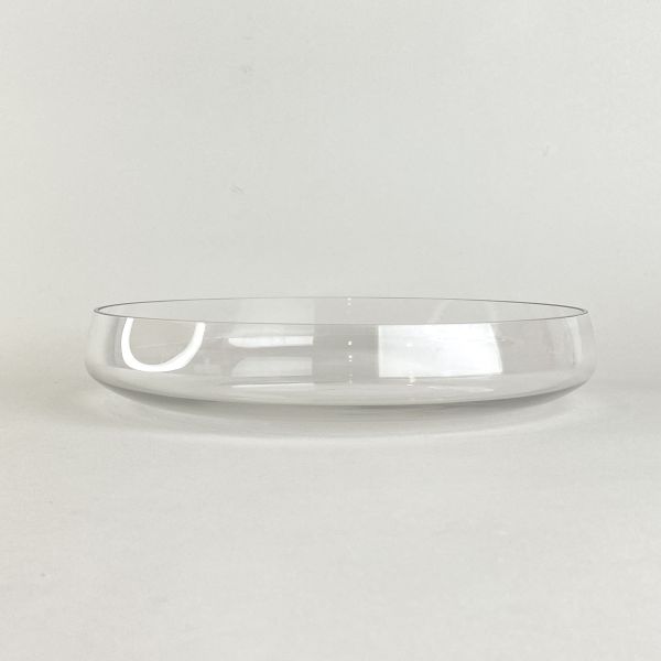 玻璃大圓盤花器 