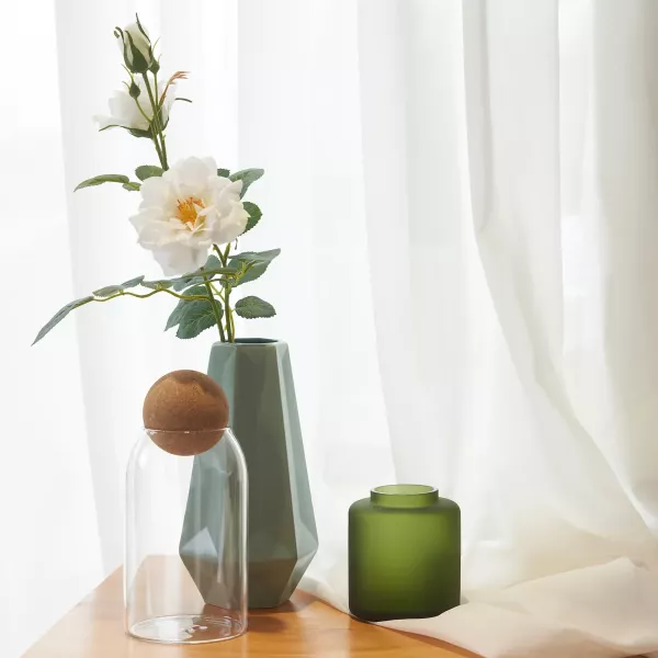 仿真植物 | 白玫瑰 