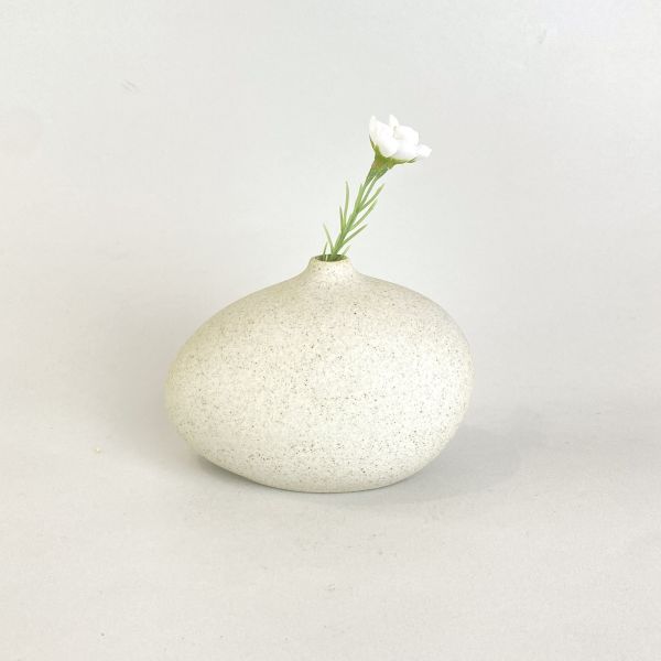 蛋形花器-米色 