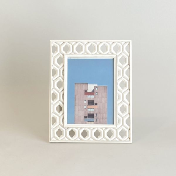 蜂巢格幾何相框兩件組 