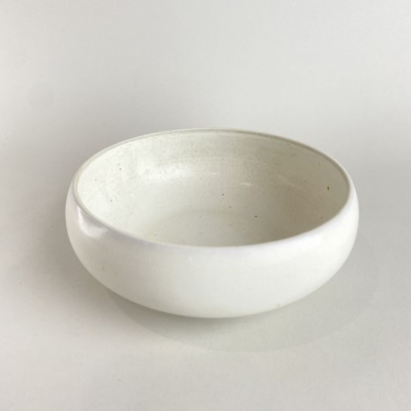 米白陶瓷缽 