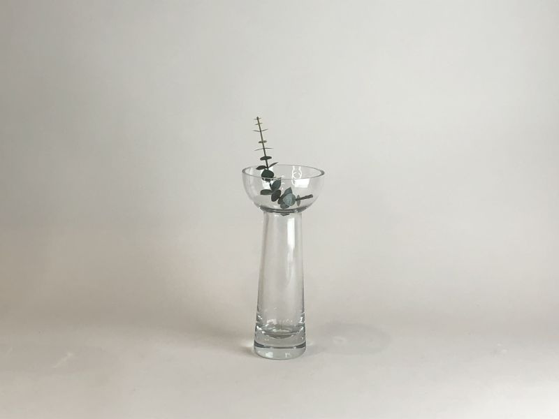 透明玻璃窄頸花器 