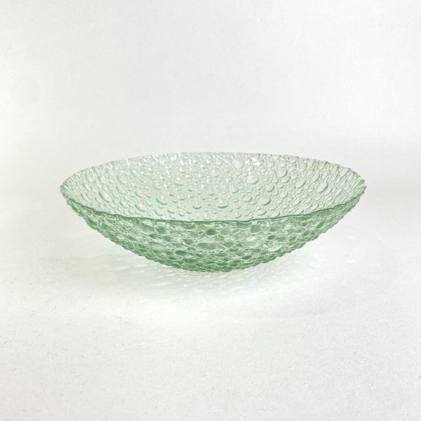 綠色氣泡玻璃沙拉盆 