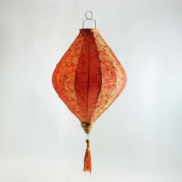 中式古典絲織手提紅燈籠 