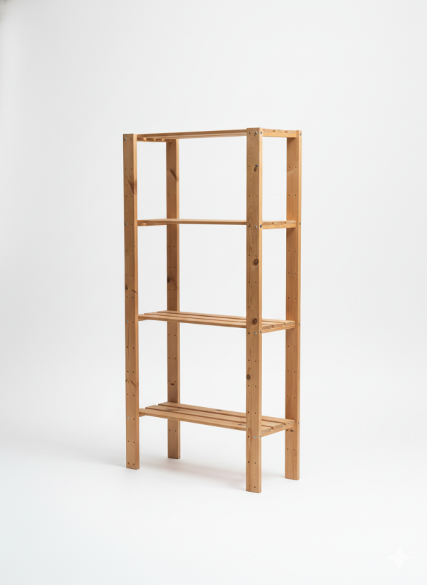 木製三層收納架 