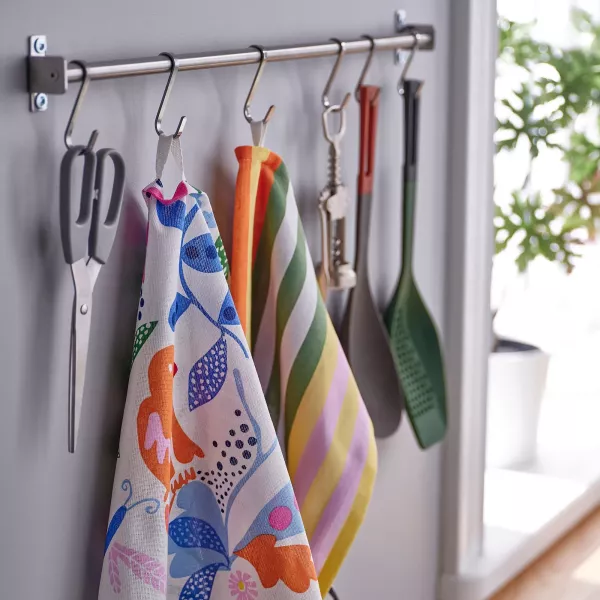 彩色鳥花卉布墊廚房擦巾 