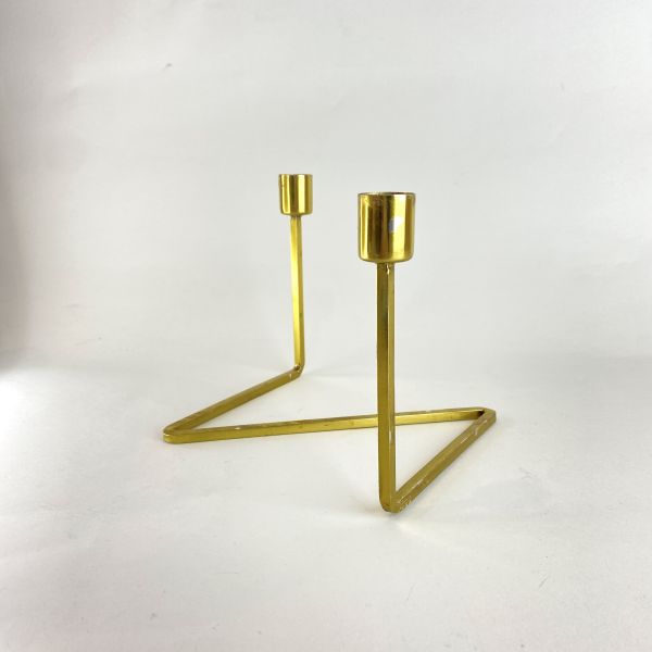 金色Z字型燭台 