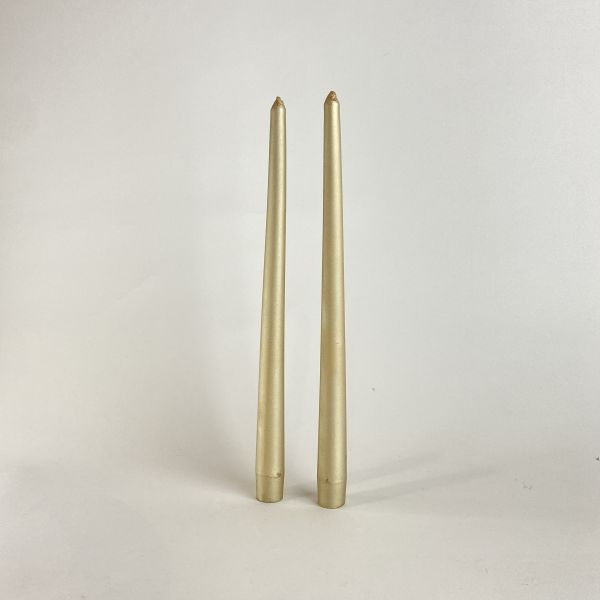 香檳金色長蠟燭 