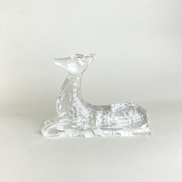 透明鹿擺飾 