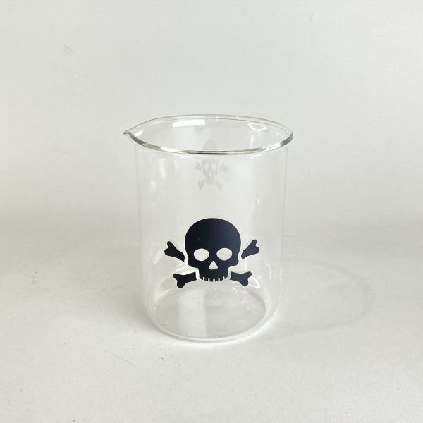 骷髏玻璃燒杯 