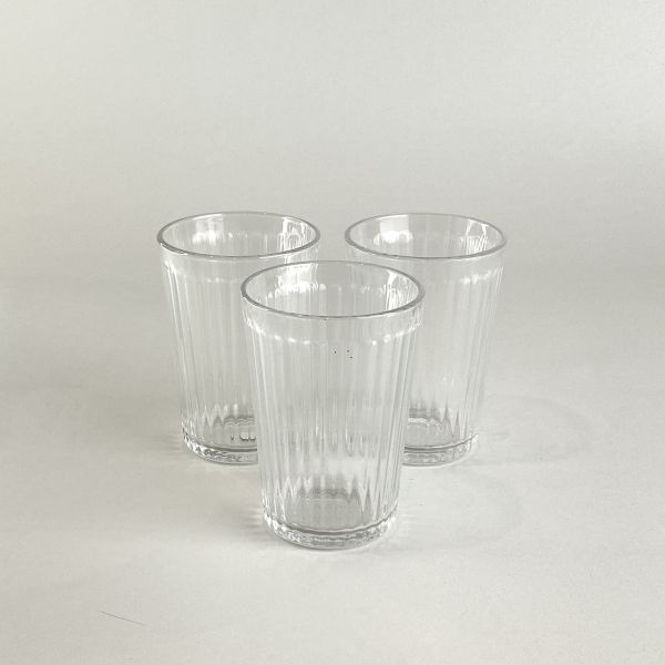 直紋玻璃杯 