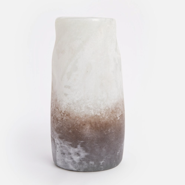 礦石霧感玻璃花器 