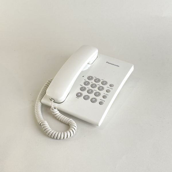 白色家用電話 