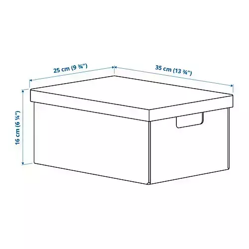 白色收納盒 | 大小 