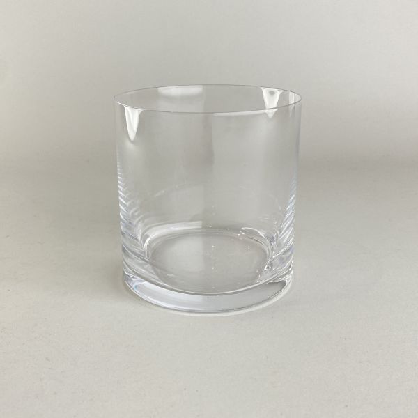 平底薄邊寬口玻璃杯 