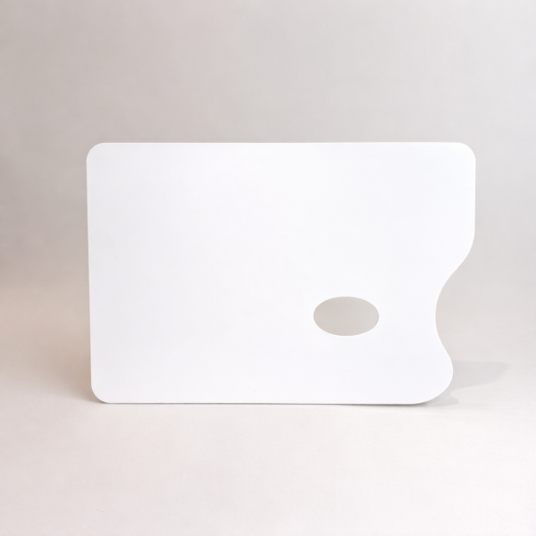 白色長方調色盤 