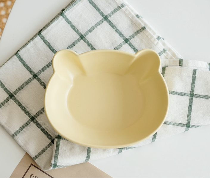 熊熊造型瓷碗_兩色 