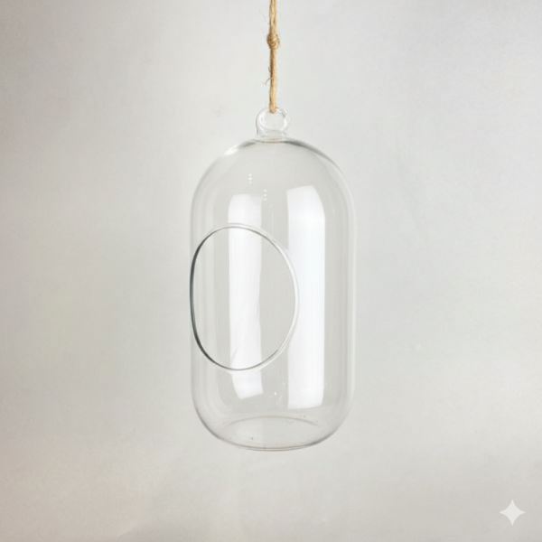 吊掛式玻璃花器 