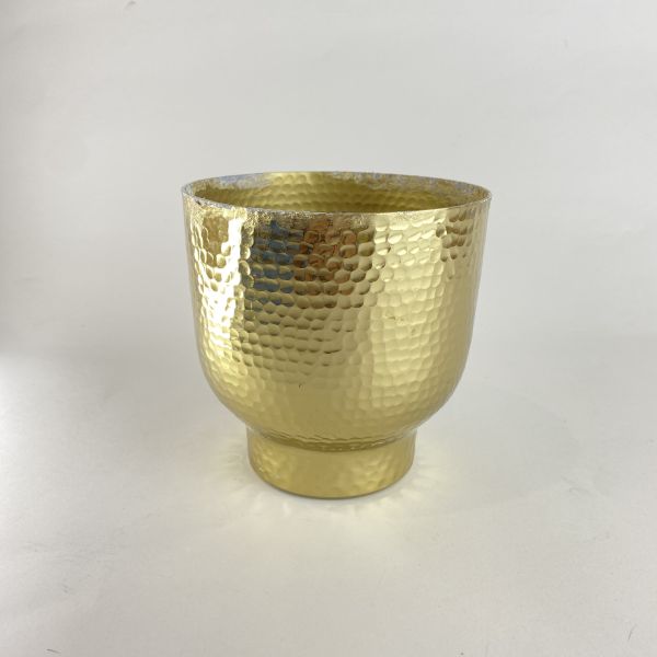 金色碗狀盆器（大/小） 