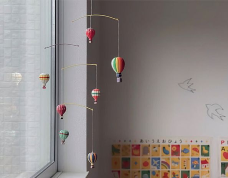 熱氣球平衡吊飾 