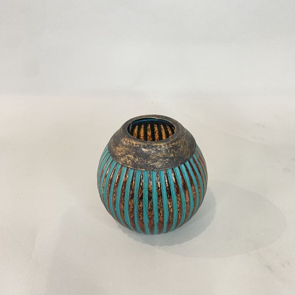 藍綠色小花器(兩款) 