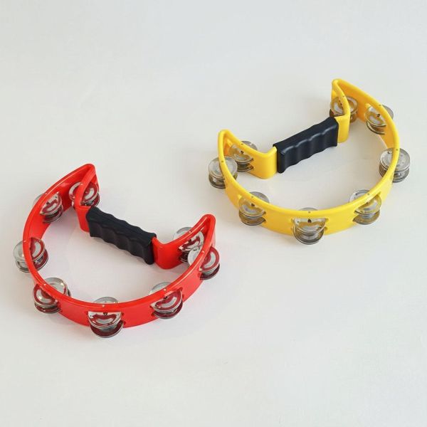 鈴鼓 手搖鈴 | 紅黃 