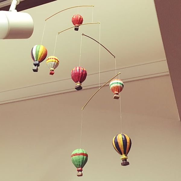 熱氣球平衡吊飾 