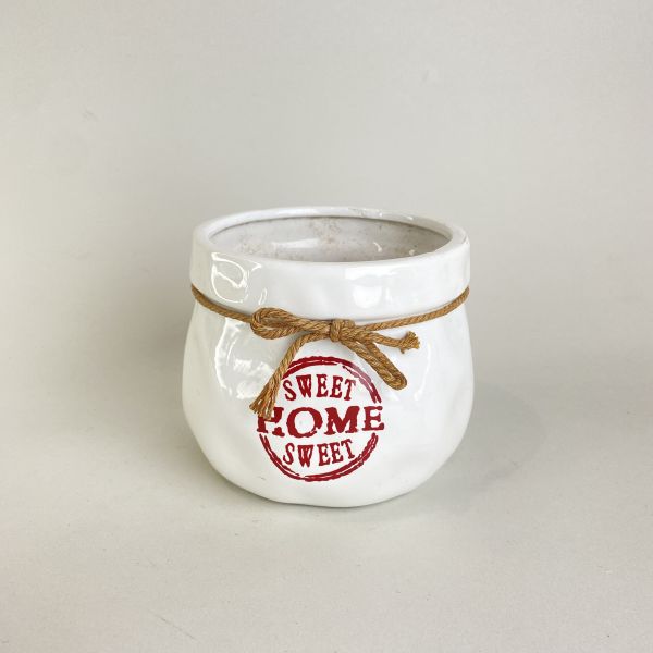 sweet home白色盆器 