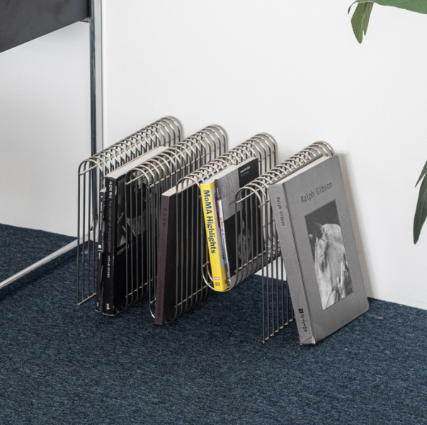 不銹鋼金屬線條雜誌架 