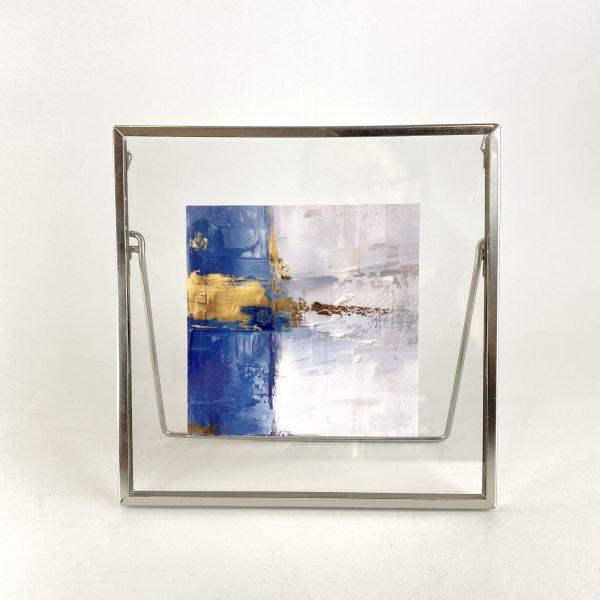 極簡銀邊立式相框 | 大小 