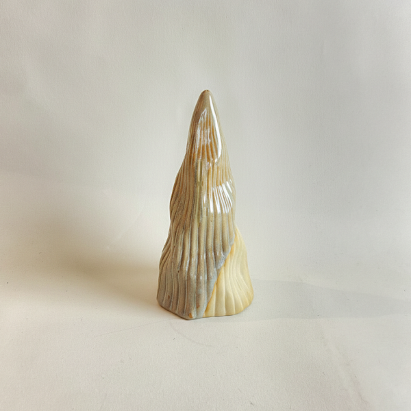 陶瓷擺飾 | 曲線棕色聖誕樹 三款 