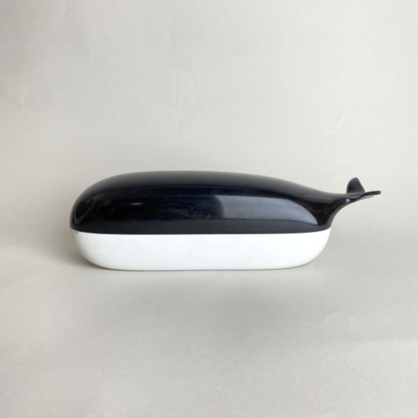 黑白鯨魚造型收納盒 