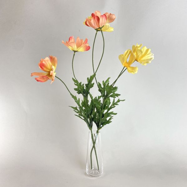 人造橘黃色花/橘色花 