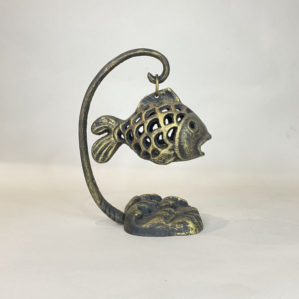 鯉魚造型燭台 