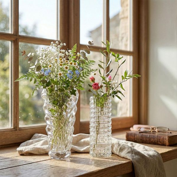 透明玻璃花器 花瓶 中高 