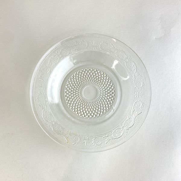 雕花玻璃圓盤 